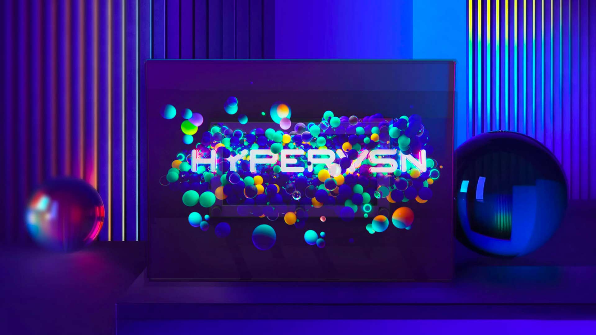 wat is een hypervsn hologram video wall