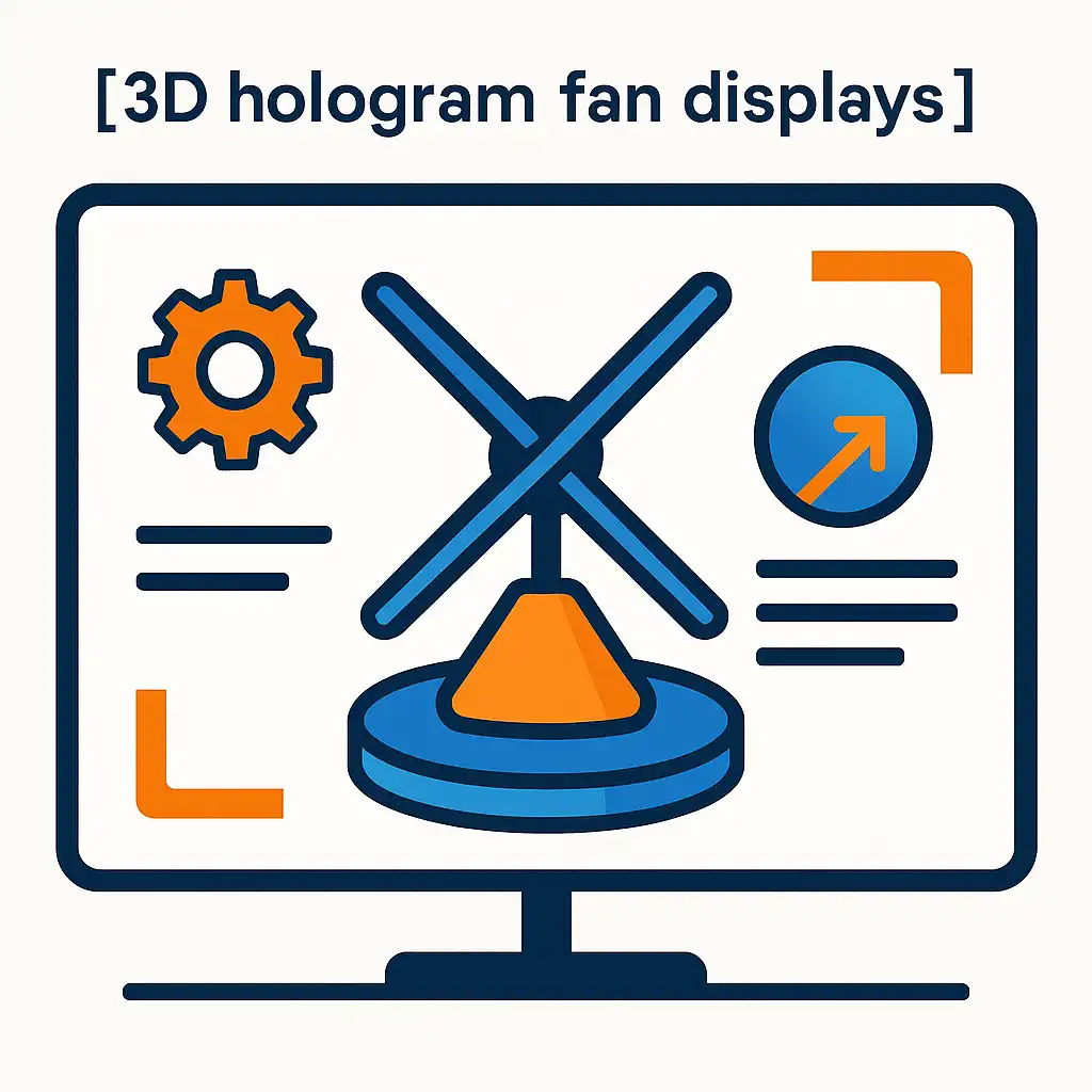 3D hologram fan display begrippen hyperfocus