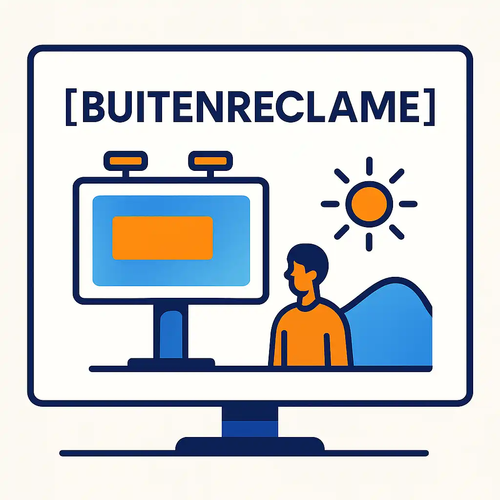 buitenreclame illustratie begrippen Hyperfocus