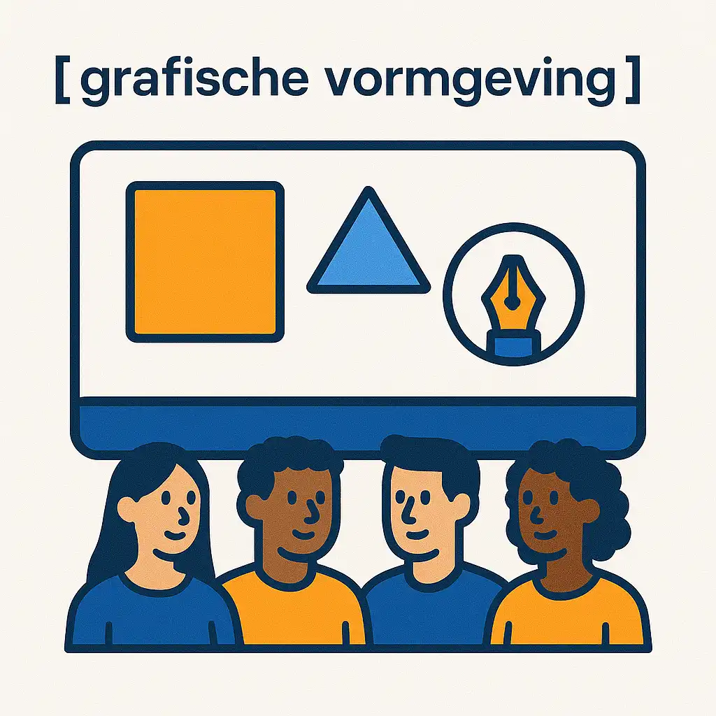 grafische vormgeving illustratie begrippen Hyperfocus