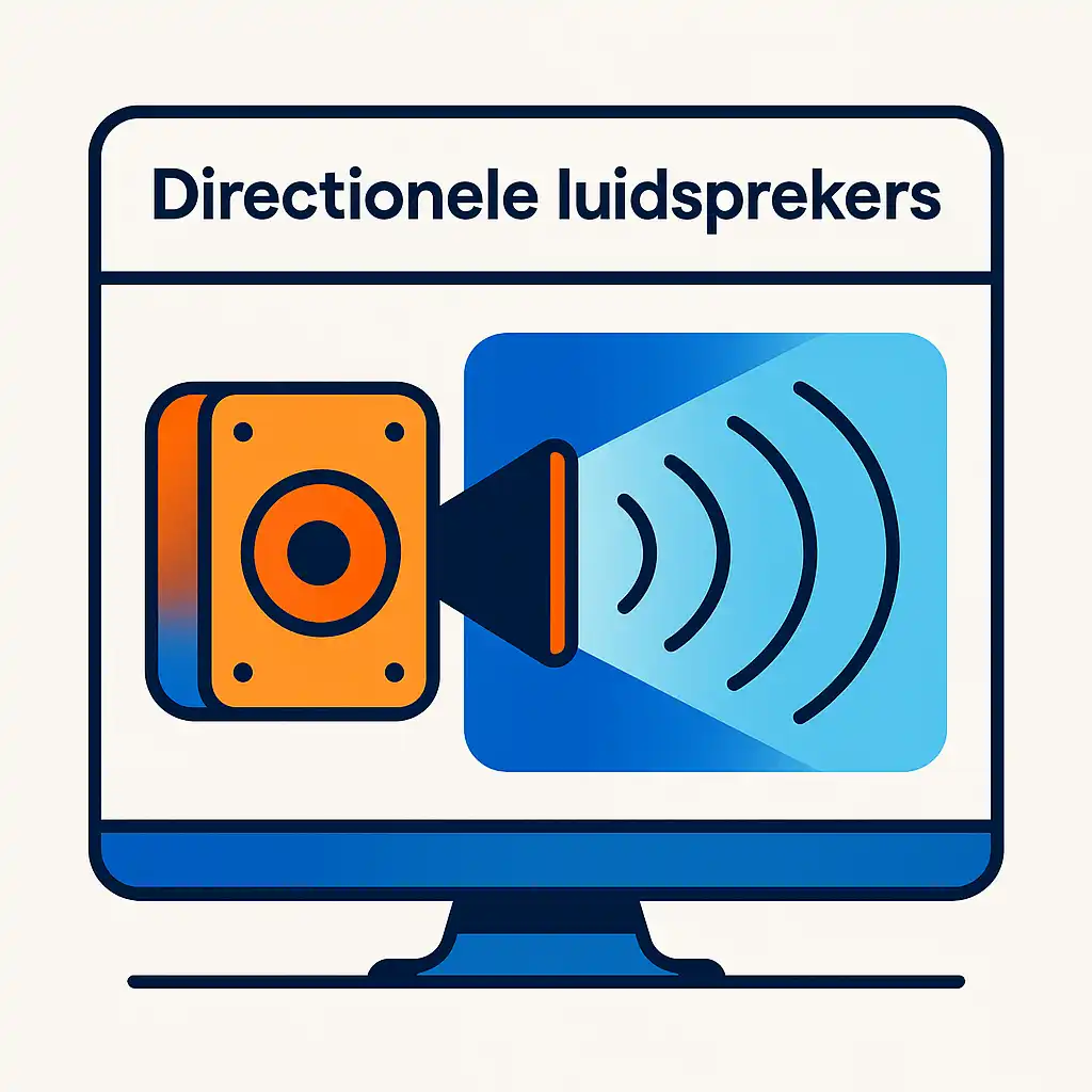 directionele luidsprekers illustratie begrippen Hyperfocus