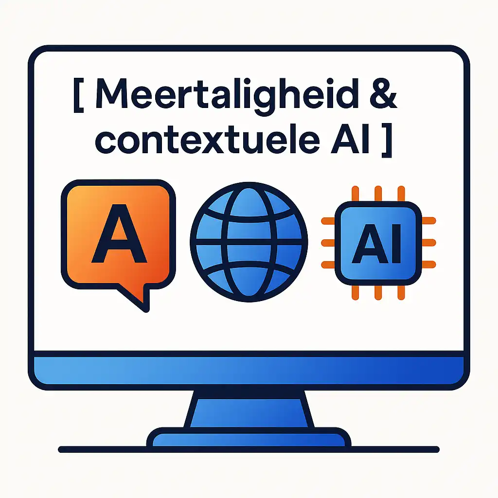 Meertaligheid & contextuele AI illustratie begrippen Hyperfocus