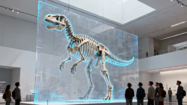 Holografische projectie en 3D-beleving