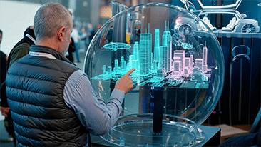 verhuur diensten van 3D apparatuur, directionele audio en AI toepassingen