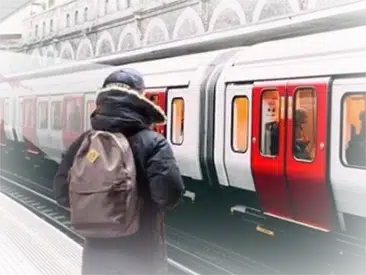 directionele luidpsreker op peron of vertrekhal